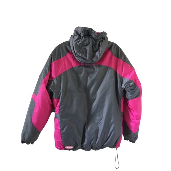 Snozu Kids Youth Girls Purple Gray Ski & Snowboard Winter Jacket Vented size L - Picture 3 of 7
